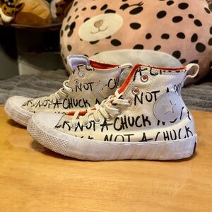 Converse UNT1TL3D Hi Not a Chuck White Mens 7